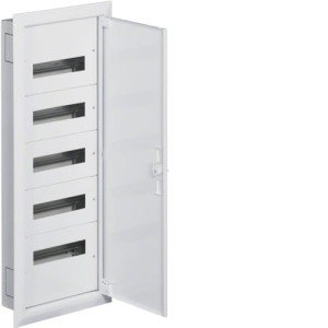 fw2 Rozdzielnica podtynkowa z zaciskami PE/N 5R/60M (5x12) I kl. IP30 Hager FW512FT