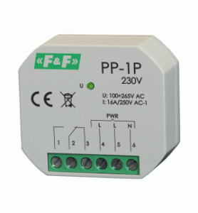 Przekaźnik elektromagnetyczny F&F PP-1P 230V