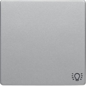  Q.x Klawisz z nadrukiem symbolu "światło" do łącznika 1-klawiszowego, aluminium aksamit, lakierowany Berker 16206044