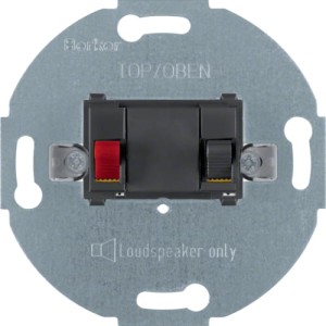 one.platform Mechanizm gniazda głośnikowego stereofonicznego 1-krotny, antracyt Berker  457205  