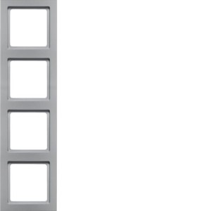 Q.3 Ramka 4-krotna, aluminium aksamit, lakierowany Berker 10146094