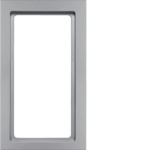 Q.3 Ramka z dużym wycięciem aluminium aksamit, lakierowany Berker 13096094
