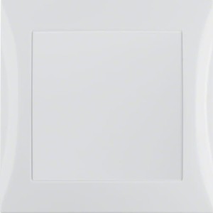 B.Kwadrat/S.1 System przywoławczy Zasilacz 24V z ramką, biały połysk Berker 52048989