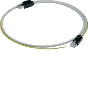 Kabel Modbus, 2 x RJ45 + uziemienie, dł. 2m Hager HTG472H