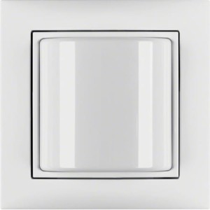 B.Kwadrat/S.1 System przywoławczy Sygnalizator świetlny z ramką, biały połysk Berker 52038989