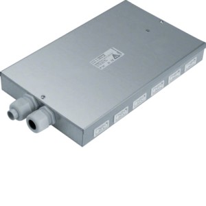 tehalit.SPW Rozdzielacz podłogowy płaski Wago 6 gniazd białych Hager SPWA069010