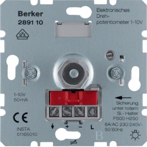  one.platform Elektroniczny potencjometr obrotowy 1-10 V, mechanizm Berker 289110
