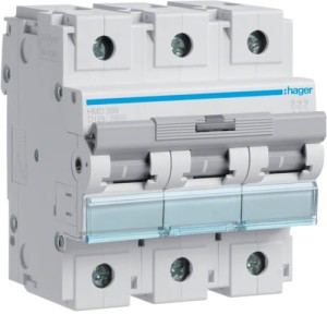 HAGER HMD399 MCB Wyłącznik nadprądowy 15kA 3P D 125A