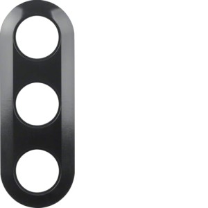 Serie 1930 Ramka 3-krotna, czarny Berker 138131 