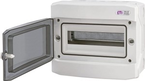 Rozdzielnica ECH-12PT Natynkowe IP-65, 1x12 tworzywowe ETI 001101062