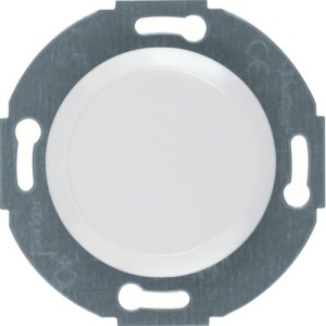 Serie 1930/Glas Zaślepka z płytką czołową, biały Berker 100920