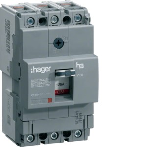 HAGER HHA160H Wyłącznik mocy x160 3P 25kA 160A