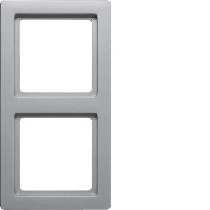 Q.1 Ramka 2-krotna, aluminium aksamit, lakierowany Berker 10126084