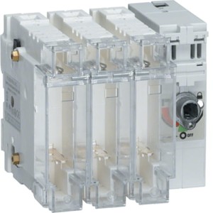 HAGER HFD306 Rozłącznik izolacyjny z bezpiecznikami 3-polowy NH000 63 A