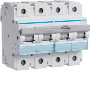 HAGER HMD490 MCB Wyłącznik nadprądowy 15kA 4P D 100A
