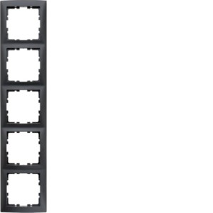 B.Kwadrat Ramka 5-krotna antracyt Berker 5310158996