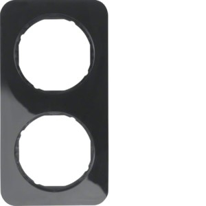 R.1 Ramka 2-krotna, czarna Berker 10122145