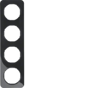R.1 Ramka 4-krotna, czarna Berker 10142145
