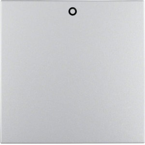 B.Kwadrat Klawisz z nadrukiem "0" do łącznika 2- i 3-biegunowego aluminium mat Berker 16221404