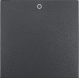 B.Kwadrat Klawisz z nadrukiem "0" do łącznika 2- i 3-biegunowego antracyt Berker 16221606