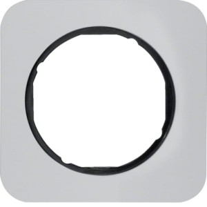 R.1 Ramka 1-krotna, aluminium/czarna Berker 10112184