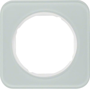 R.1 Ramka 1-krotna, szkło, biała Berker 10112109