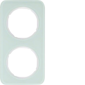 R.1 Ramka 2-krotna, szkło, biała Berker 10122109