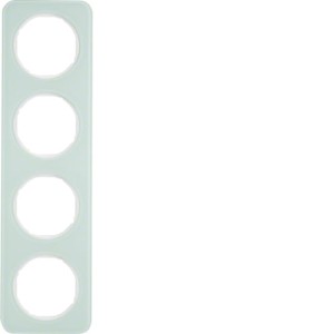 R.1 Ramka 4-krotna, szkło, biała Berker 110142109