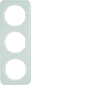 R.1 Ramka 3-krotna, szkło, biała Berker 10132109