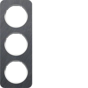 R.1 Ramka 3-krotna, łupek/biała Berker 10132389
