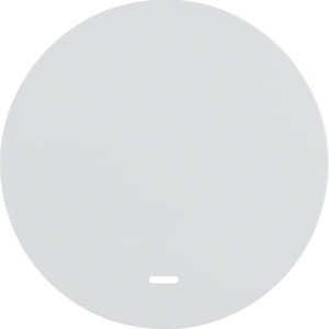 R.1/R.3 Klawisz z przezroczystą soczewką do łącznika klawiszowego 1-krotnego, biały Berker 16212089