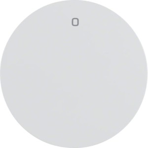 R.1/R.3 Klawisz z nadrukiem "0" do łącznika klawiszowego 1-krotnego biały Berker 16222089