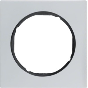 R.3 Ramka 1-krotna, aluminium/czarny Berker 10112284