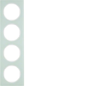 R.3 Ramka 4-krotna, szkło, biała Berker 10142209