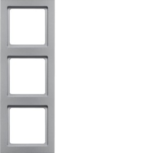  Q.3 Ramka 3-krotna, aluminium aksamit, lakierowany Berker 10136094