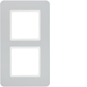 Q.7 Ramka 2-krotna, aluminium aksamit, lakierowany Berker 10126184
