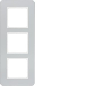 Q.7 Ramka 3-krotna, aluminium aksamit, lakierowany Berker 10136184