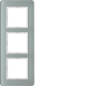 Q.7 Ramka 3-krotna, szkło, biały Berker 10136079