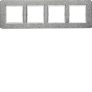 Q.7 Ramka 4-krotna, stal szlachetna Berker 10246083