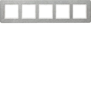 Q.7 Ramka 5-krotna, stal szlachetna Berker 10256083