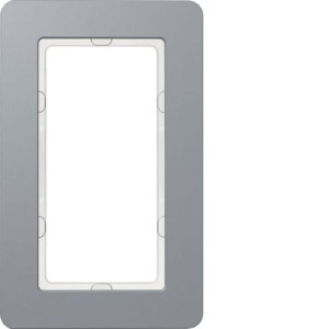 Q.7 Ramka z dużym wycięciem, aluminium Berker 13096074