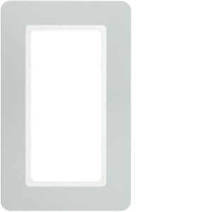 .7 Ramka 1-krotna z dużym wycięciem, aluminium aksamit, lakierowany Berker 13096184
