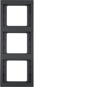 K.1 Ramka 3-krotna, antracyt mat, lakierowany  Berker 13337006