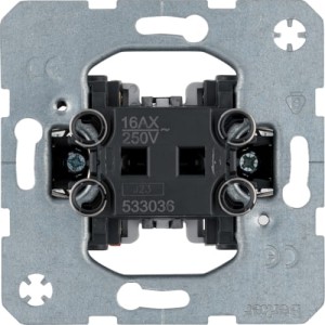 one.platform Łącznik 1-klawiszowy, uniwersalny (schodowy), mechanizm, samozaciski Berker 533036 