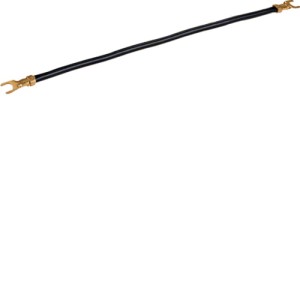 Mostek łączący 1P z końcówkami widełkowymi, L=250mm 6mm² Hager K67G