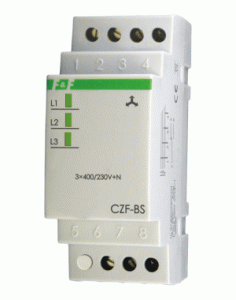 Czujnik zaniku i asymetrii faz F&F CZF-BS