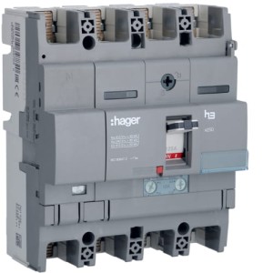 HAGER HNB127H Wyłącznik mocy x250 4P N50% 40kA 125A TM
