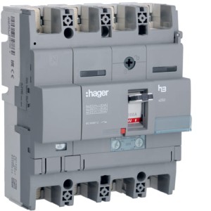 HAGER HNB202H Wyłącznik mocy x250 4P N50% 40kA 200A TM