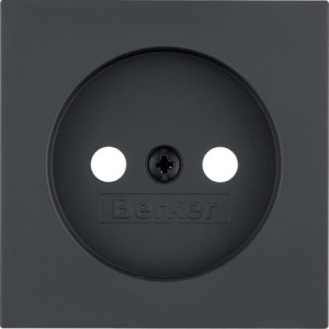  B.x Płytka czołowa do gniazda bez uziemienia, antracyt mat Berker 3961038996