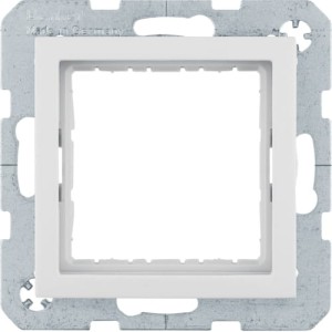 B.Kwadrat Zestaw adaptacyjny do modułów systo 45x45 mm, kremowy, połysk Berker 14408982